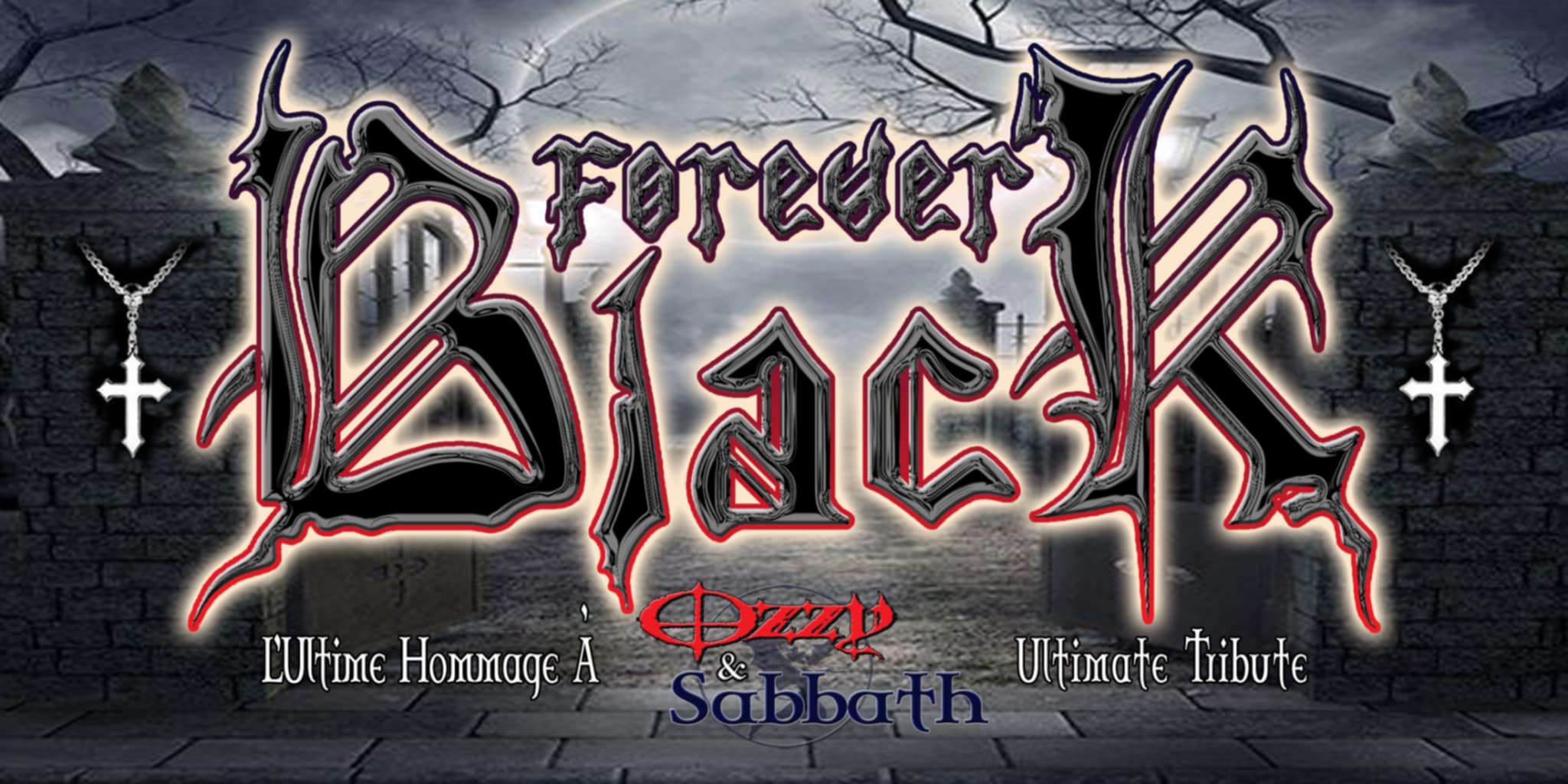 Forever Black Hommage a Ozzy Osbourne Tribute banner
