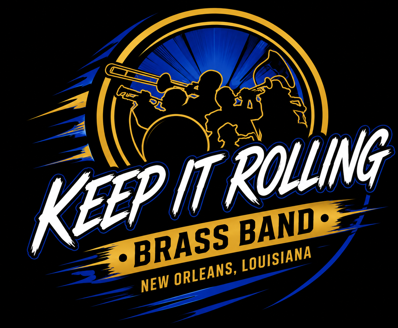 Keep It Rolling Brass Band banner